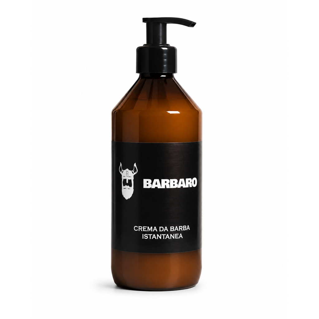 Barbaro – Crema da Barba Istantanea per una Rasatura Perfetta
