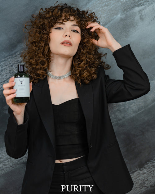 Curling Shampoo – Delicato per Capelli Ricci con Mirtillo, Mela e Goji Bio