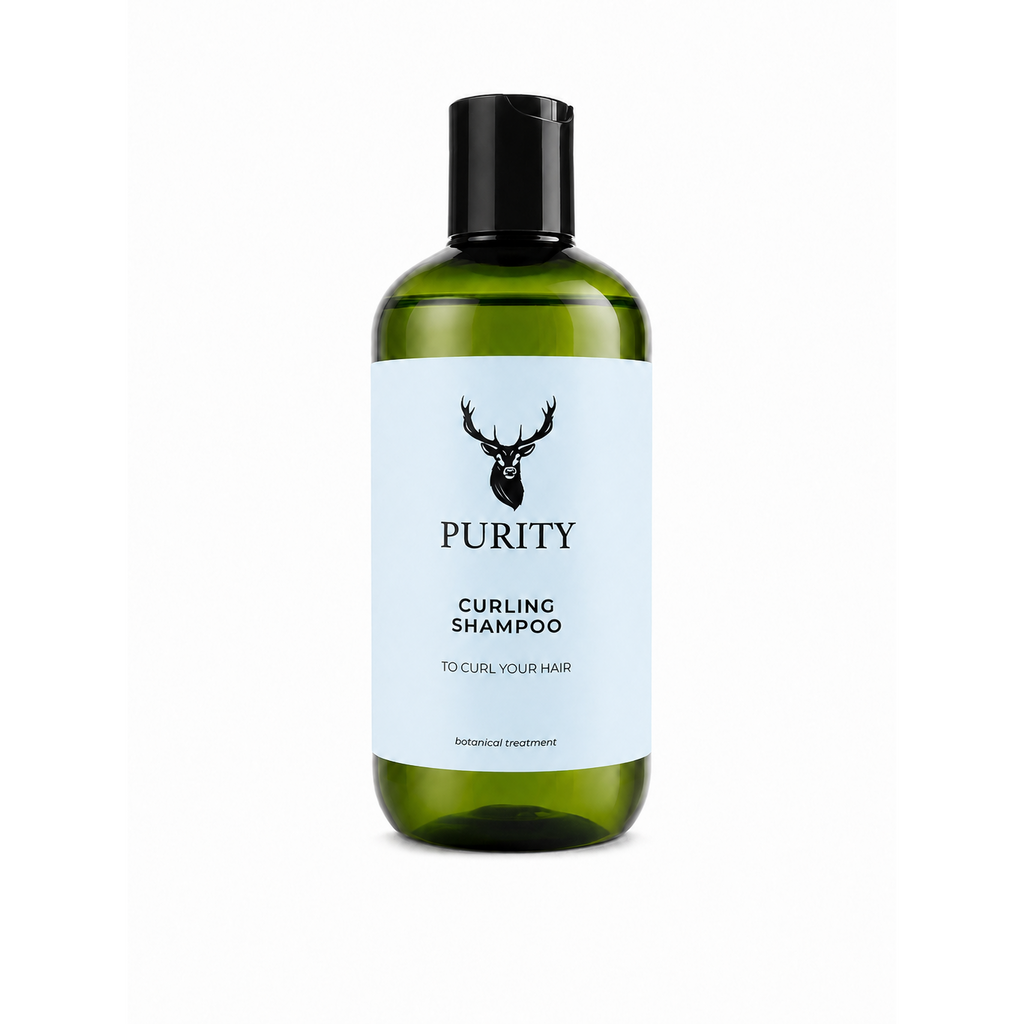 Curling Shampoo – Delicato per Capelli Ricci con Mirtillo, Mela e Goji Bio