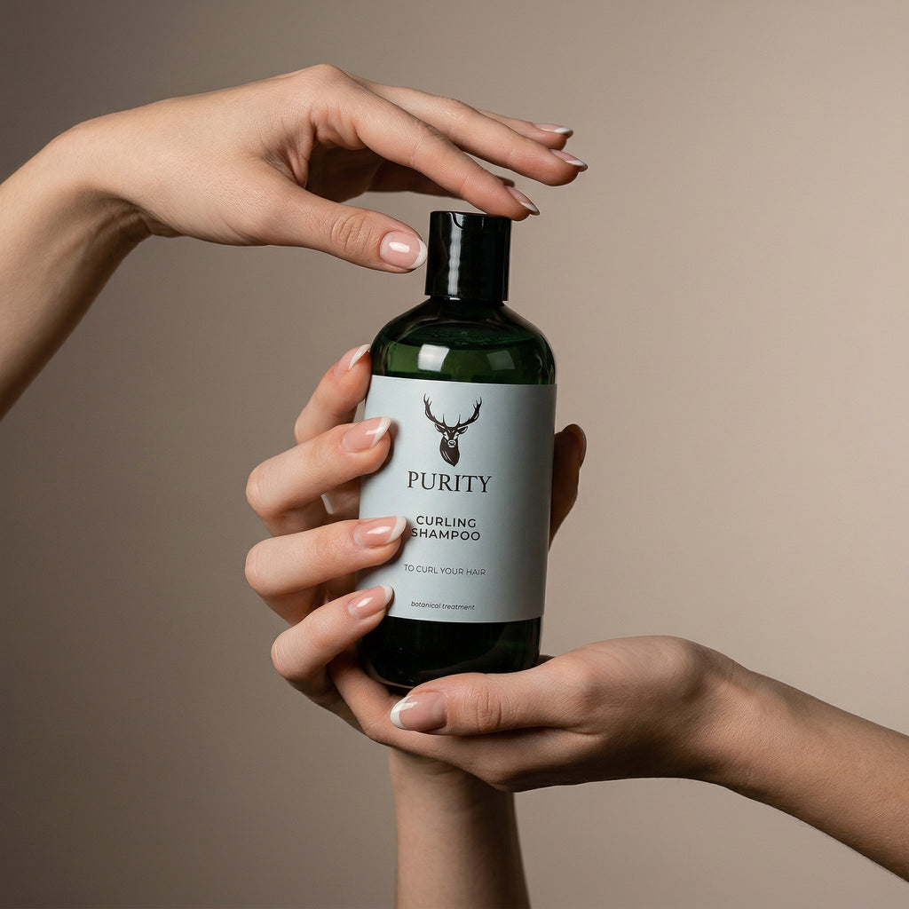 Curling Shampoo – Delicato per Capelli Ricci con Mirtillo, Mela e Goji Bio